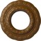 Ekena Millwork Lisbon Ceiling Medallion (Fits Canopies up to 7"), Hand-Painted Smokey Topaz, 15 3/8"OD x 7"ID x 1"P CM15LISTF - alternate 1